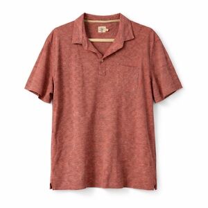 Faherty Feeder Stripe Polo Sunrise Red Navy XXL